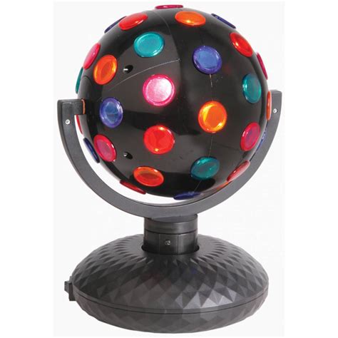 Enjoy a mesmerizing light show with a colorful rotating magic ball light